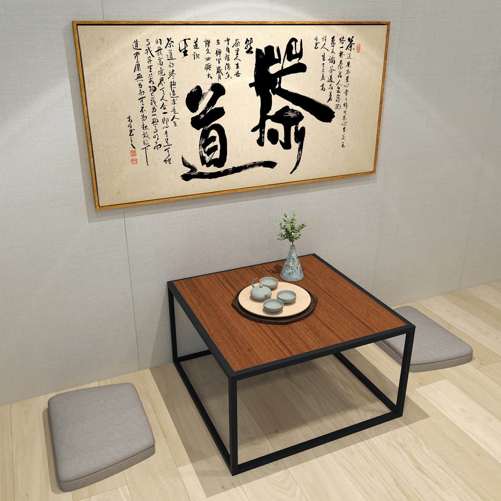 Amazon｜サイドテーブル 幅70cm 奥行70cm ナイトテーブル コーヒー